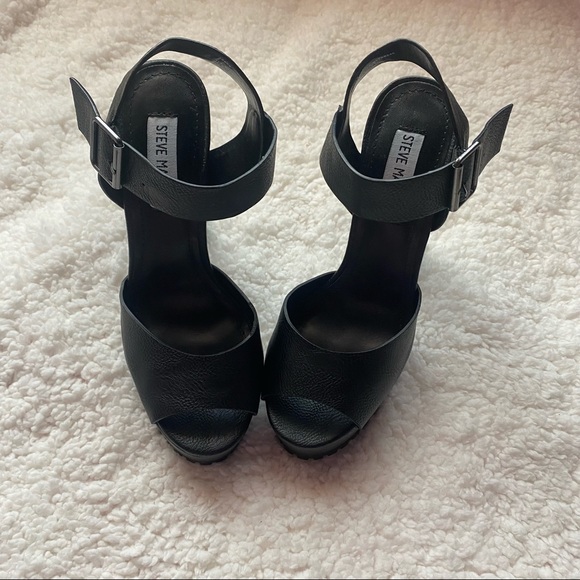NWT Steve Madden black heels - Picture 5 of 5